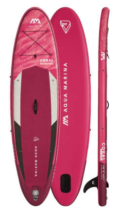 Aqua Marina 10'2” Coral 2023 Inflatable Paddle Board All-Around Advanced SUP  Night Fade